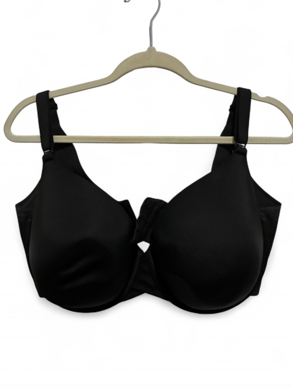 Cacique Lightly Lined Full Coverage Black Bra